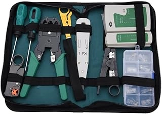 EBTOOLS Network Cable Repair Maintenance Tool Kit - RJ11 RJ45 Cat5 Cat6