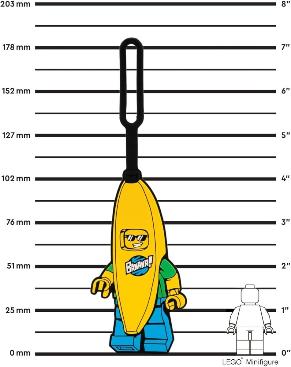 Bag Tag Banana Guy - Silicone