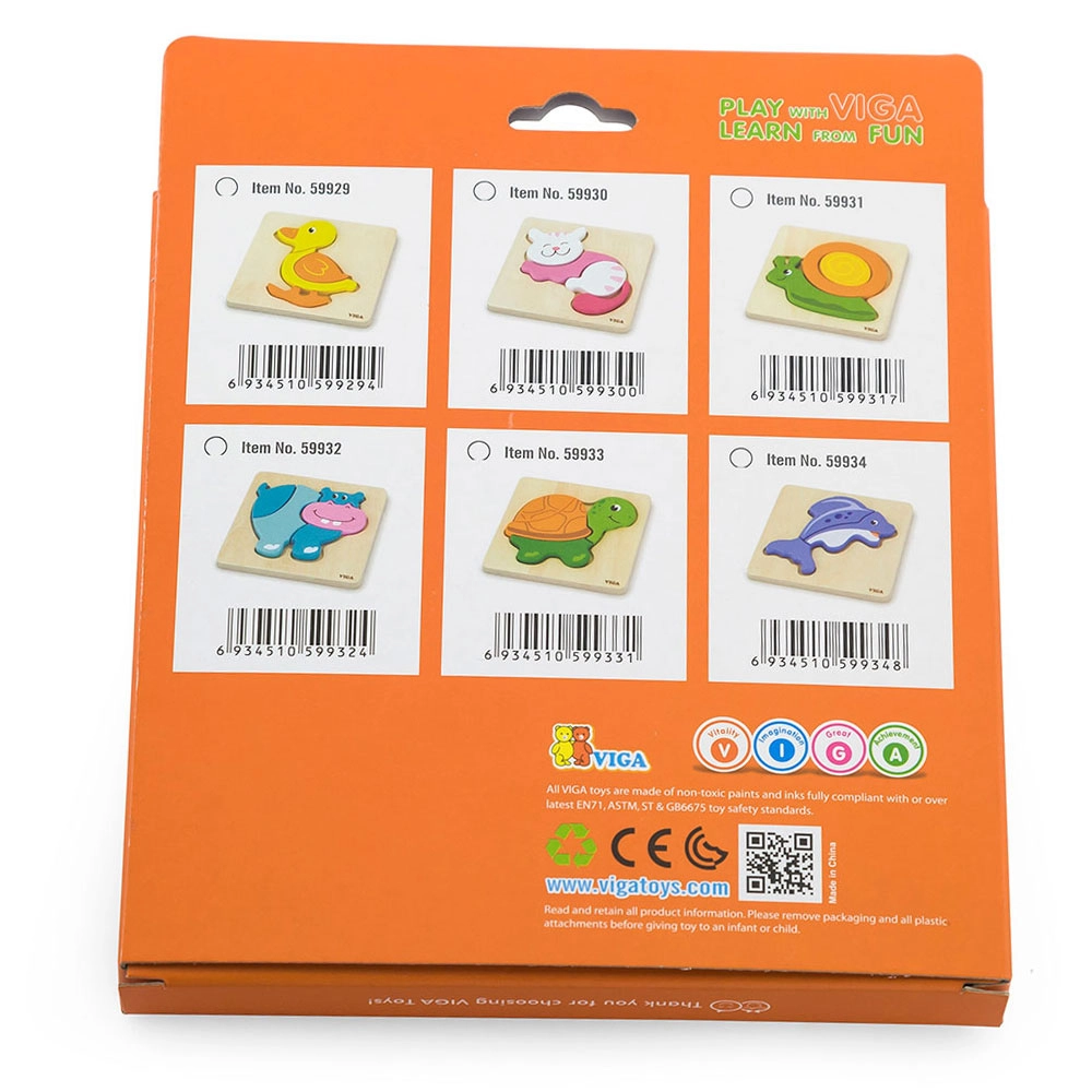 Shape Block Puzzle - Hippo - 3 +