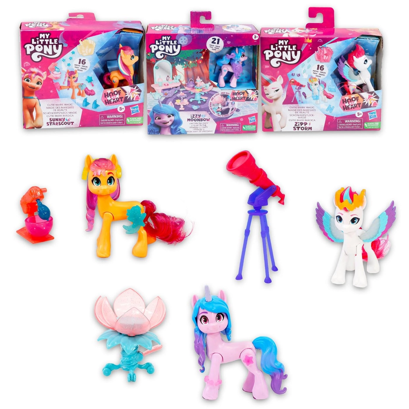 Cutie Mark Magic Doll - 2 + Izzy Unicorn - Tea Party