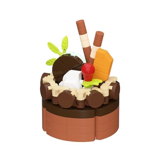 Mini Cake Building Blocks - Chocolate Cake Food Series
