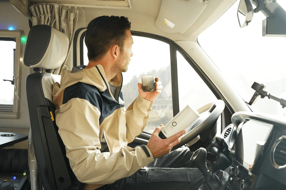 Nano Portable Espresso Machine - ground coffee and coffee capsules