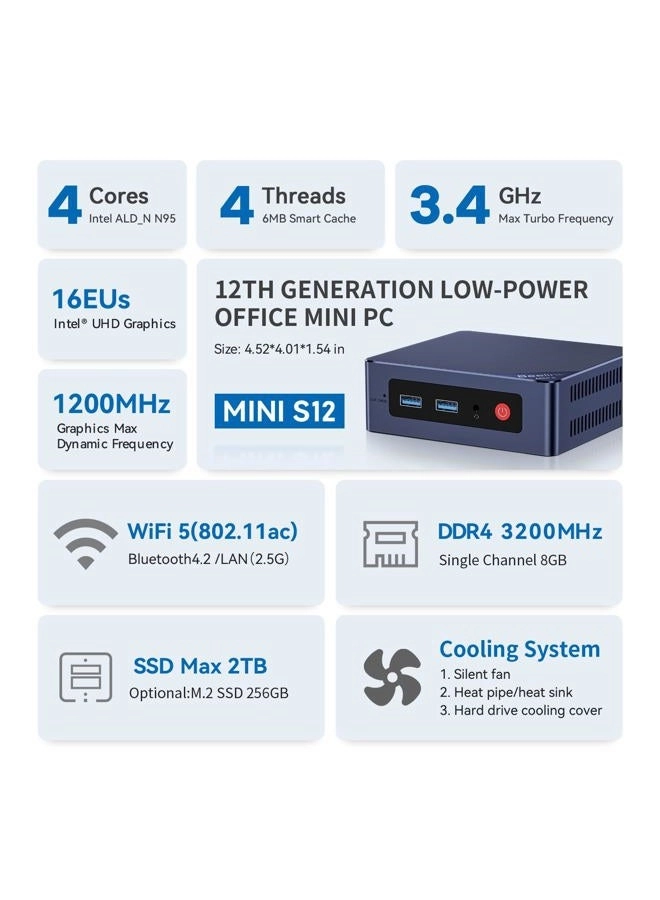 MINI S12 - 16GB 500GB N95