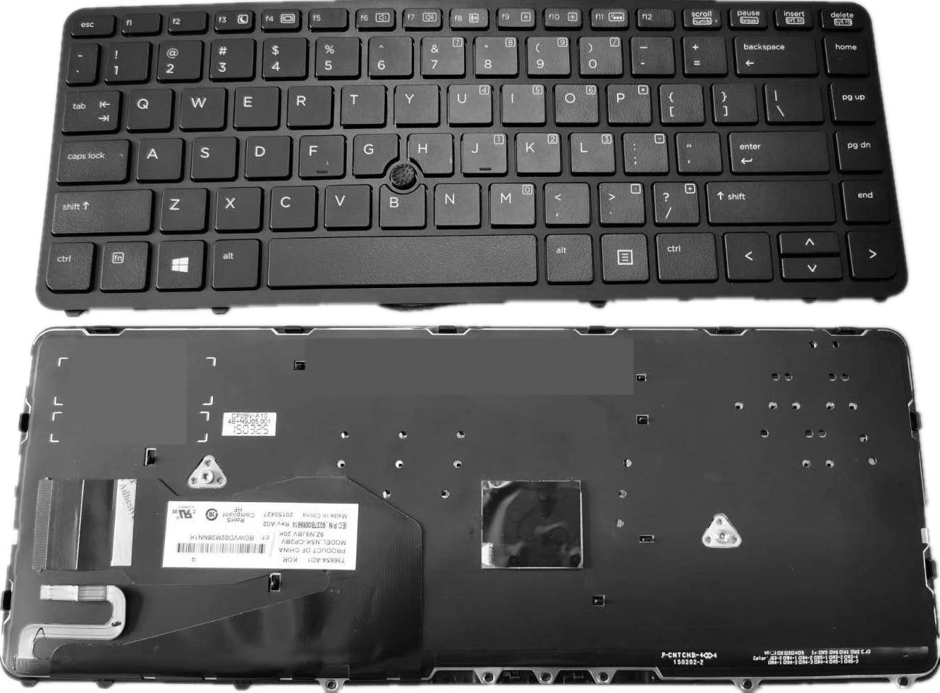 SOUTHERNINTL EliteBook 840 G1 850 G1 G2 ZBook 14 Keyboard - US