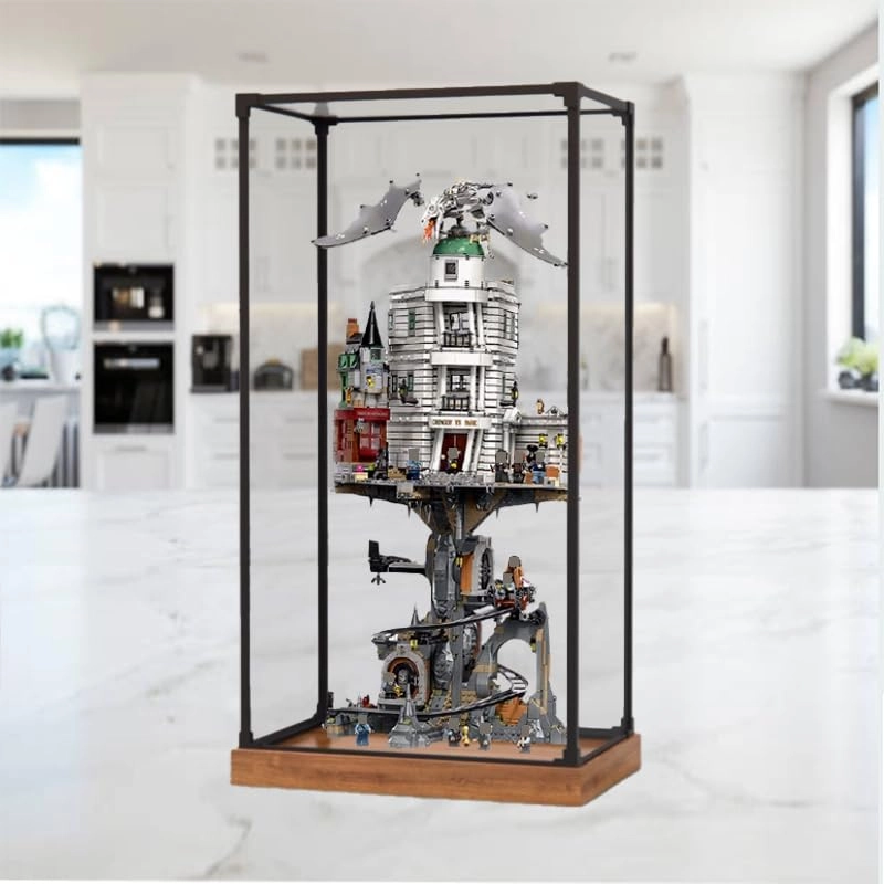Clear Acrylic Display Case for Lego 76417 - Collectors' edition Gringotts Wizarding Bank