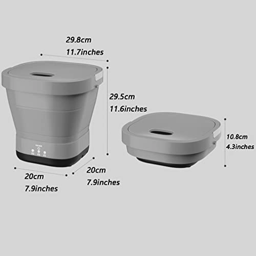 Folding Clothes Washing Machine - Portable Ultrasonic Cleaning
