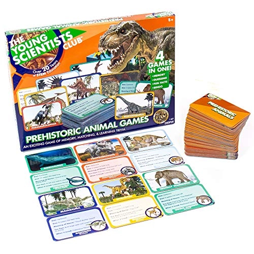 Prehistoric Animal Card Games Paleontology - 5 years+ 80 pieces