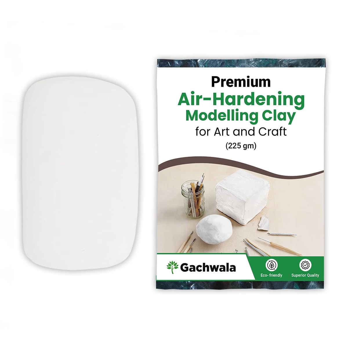 Premium Air Dry Clay - 225gm 2pcs.