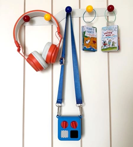 Silicone Case - Blue for Yoto Mini + Card Tabs&Rings - 200 pcs 10 rings