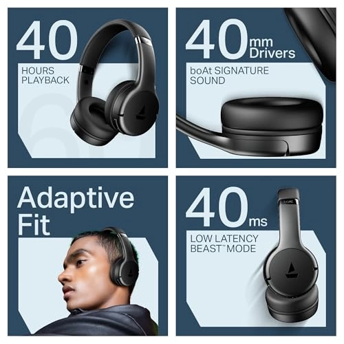 Rockerz 412 Wireless Headphone