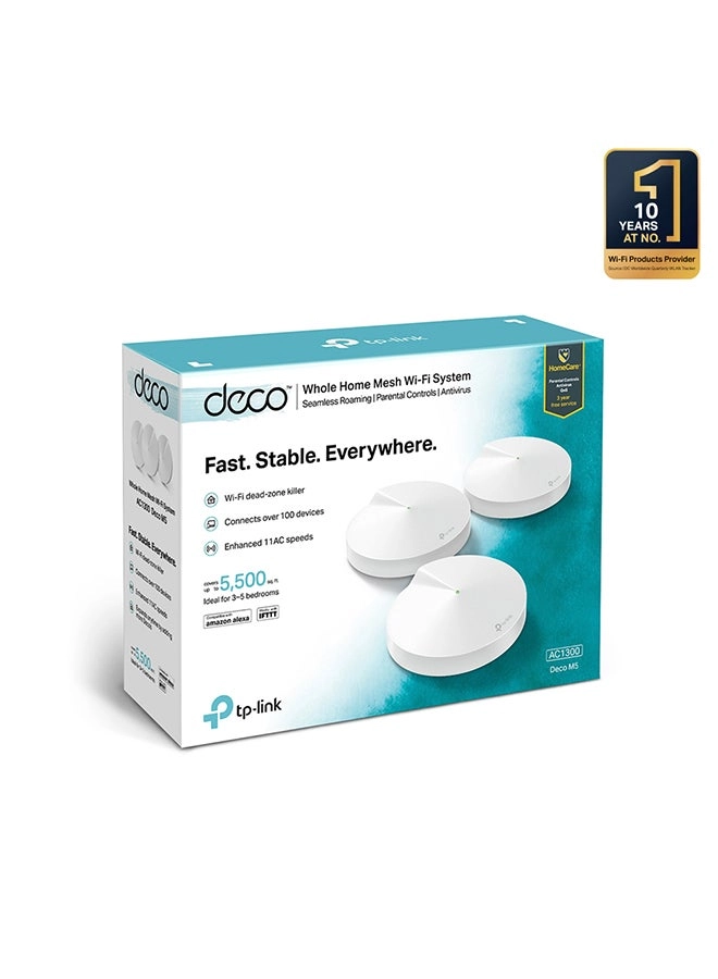 Deco M5 - AC1300 MU-MIMO Dual-Band 3-Piece