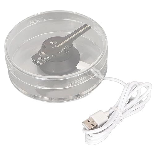 3D Hologram Fan - 48 LEDs Built in Speaker Memory Card