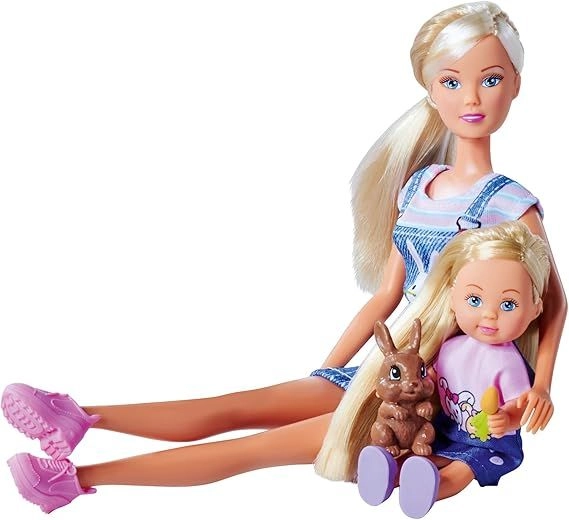 Steffi Love Rabbit Family - 29cm White Ages 3+