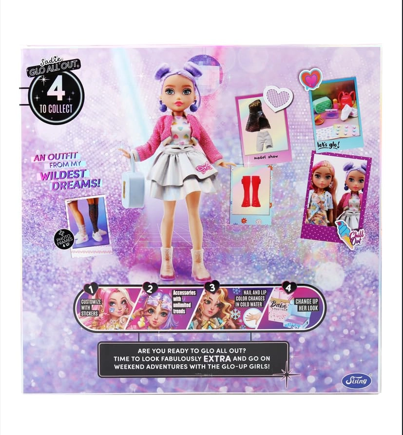 Sadie Fashion Doll - 25 Surprise Accessories Color-changing Hair Ages 6+