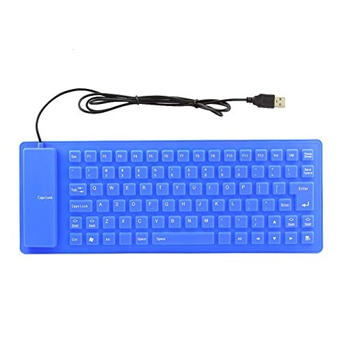 Foldable Soft Silicone Gaming Keyboard - Wired