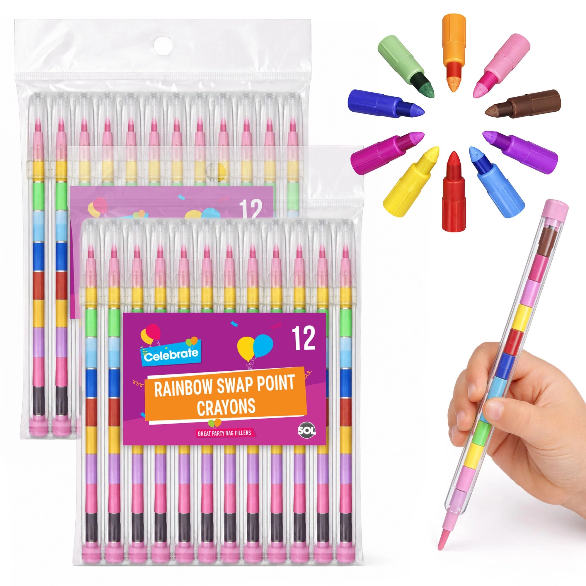 SOL Swap Point Crayon - 24pk