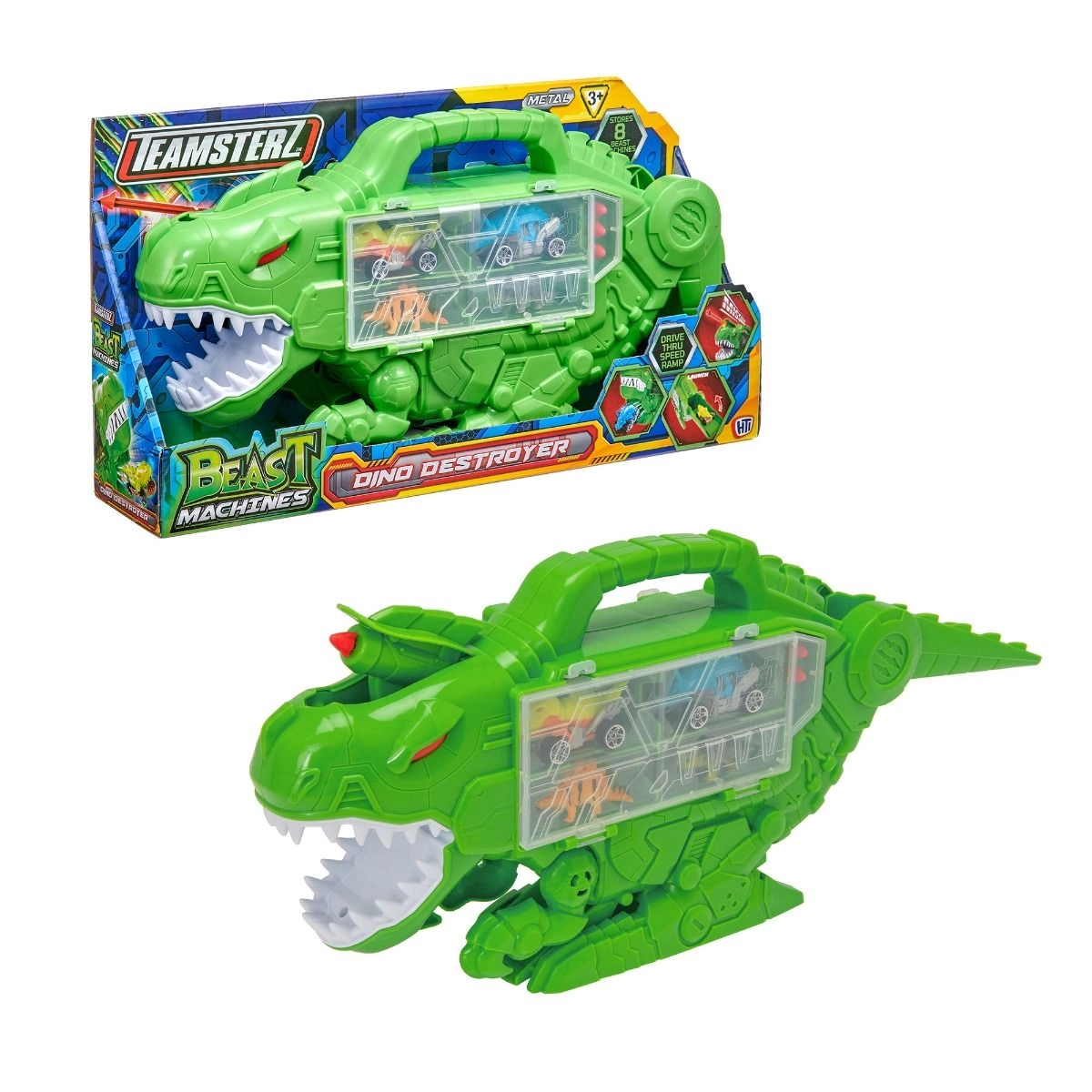 Teamsterz Beast Machines Dino Destroyer - 3-inch 4pcs