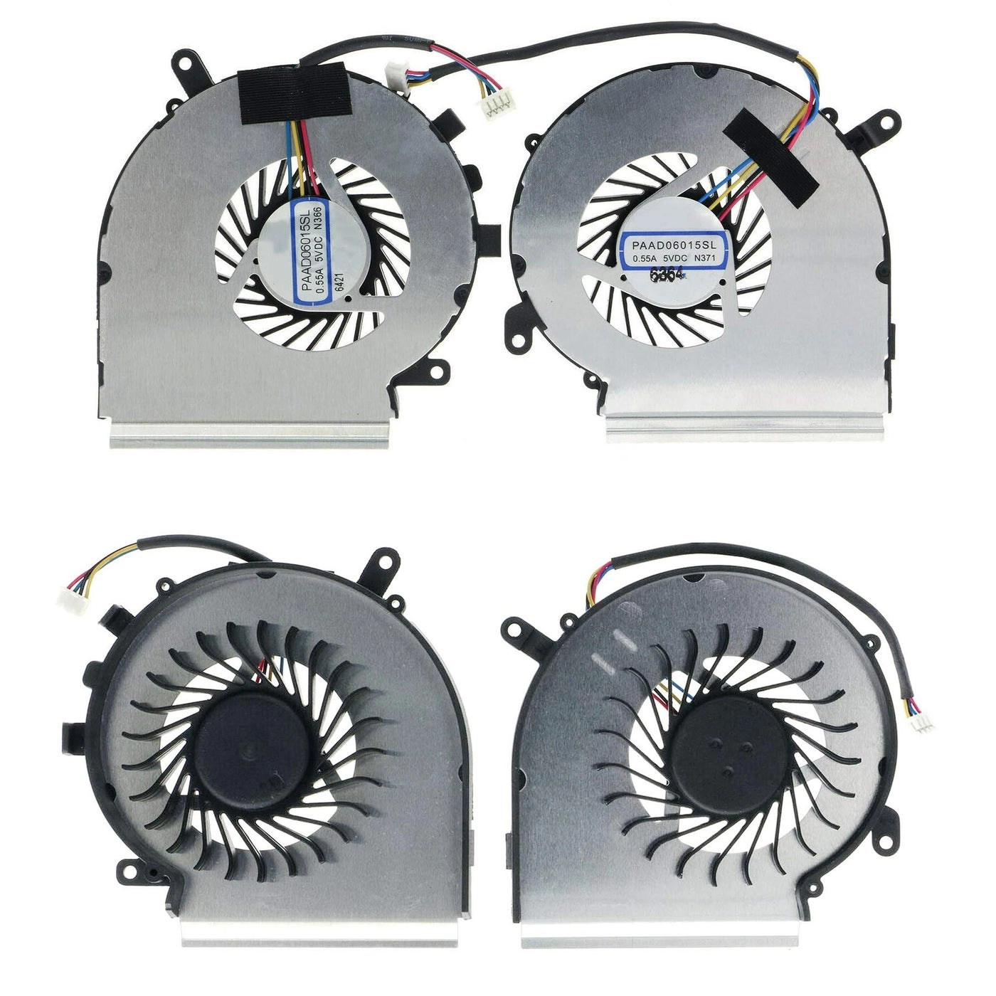 Todiys GE62 Apache Pro Series - CPU + GPU Cooling Fan Replacement