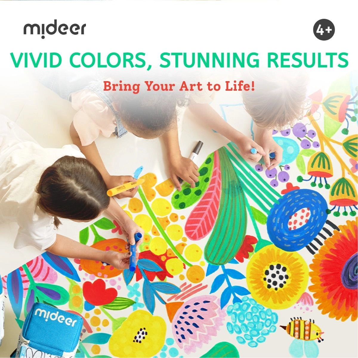 Round Nib Acrylic Markers - Multi Colour Round Nib