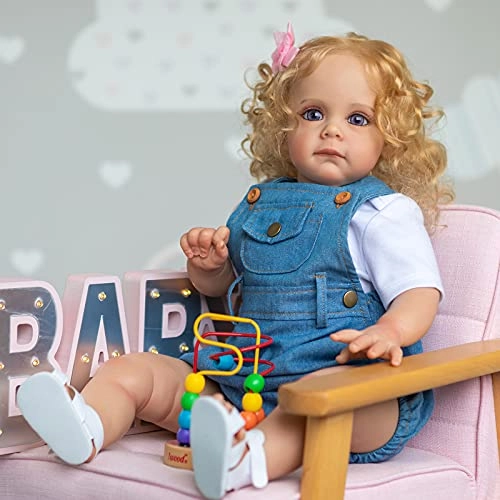 Maggie Reborn Art Doll - 60 cm Curly Hair