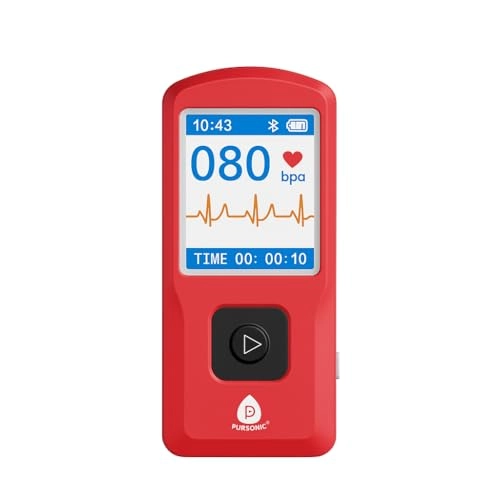 EKG Monitor - Rechargeable Portable LCD Screen
