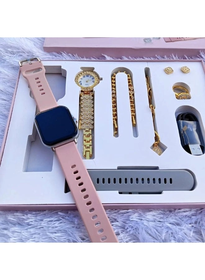 Ladies Smart Watch Gift Set