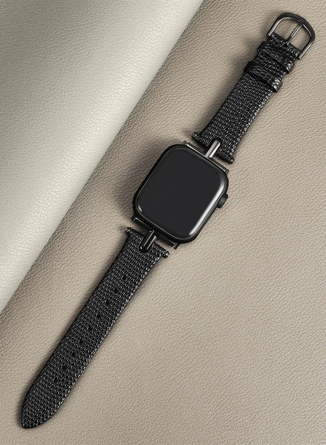 Leather Watch Band for Apple Watch Ultra, SE, Series 8, 7, 6, 5, 4, 3, 2, 1