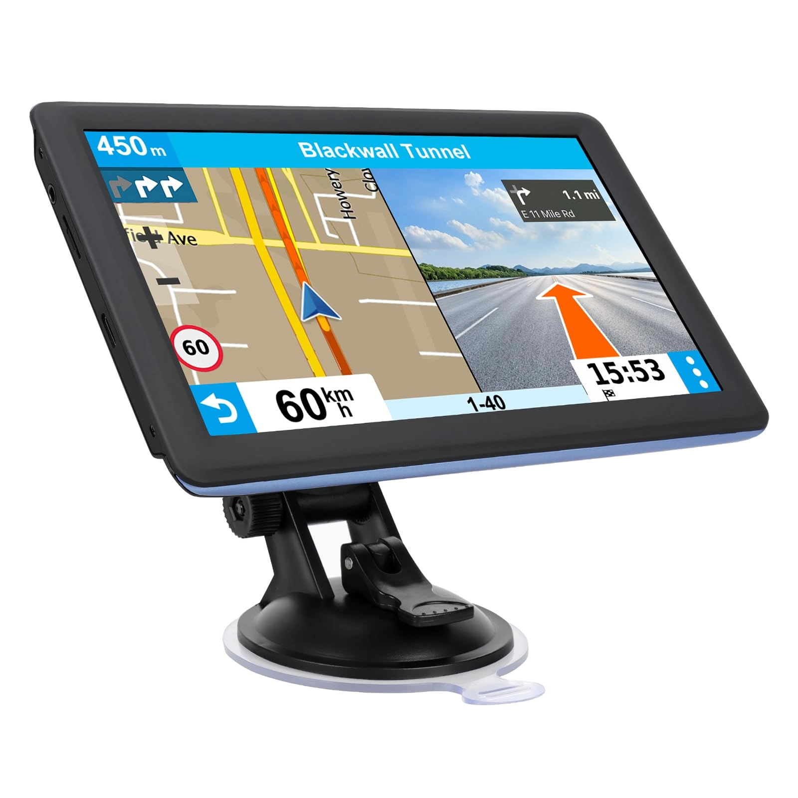 GPS-HJX GPS Navigator for Car Truck RV - 7 inch