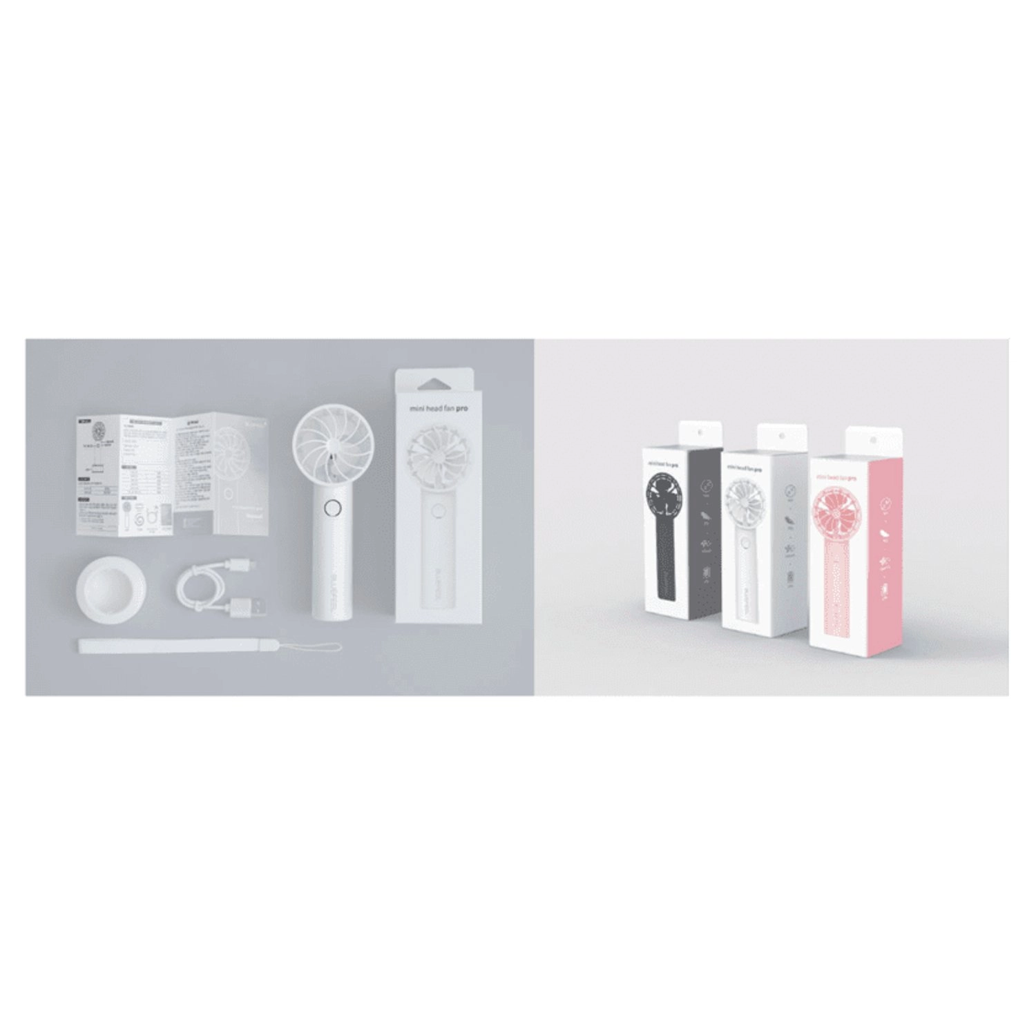 Mini Head Fan Pro - White 2200 Watt-hour