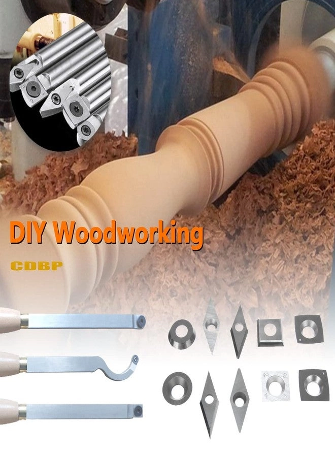 Diamond Carbide Insert Replacement Cutter - 4.3mm 10pcs