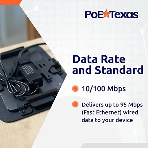 802.3at PoE+ Adapter - 48 volt 25 Watt 10/100 Mbps