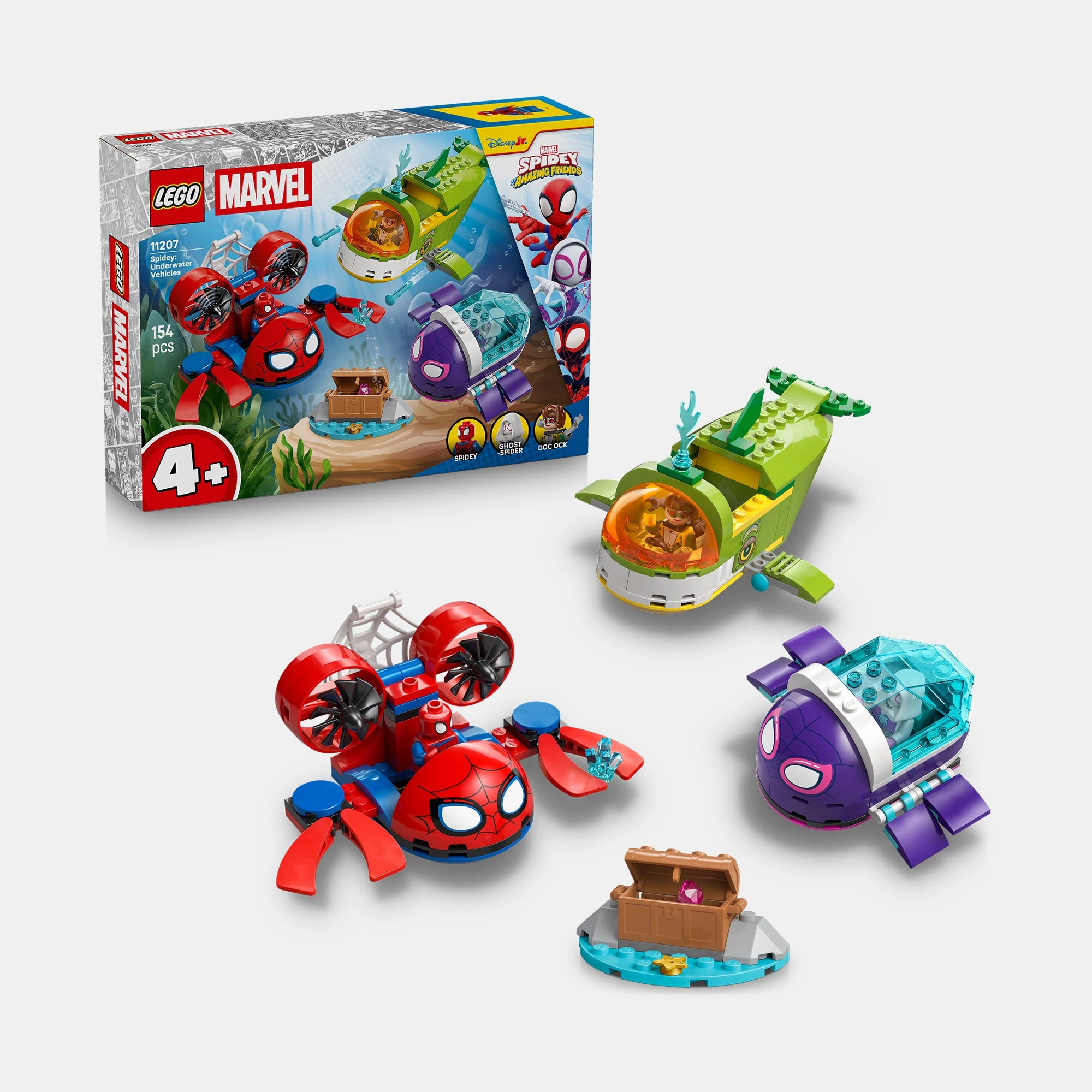 LEGO Spidey: Underwater Vehicles - 154 pieces