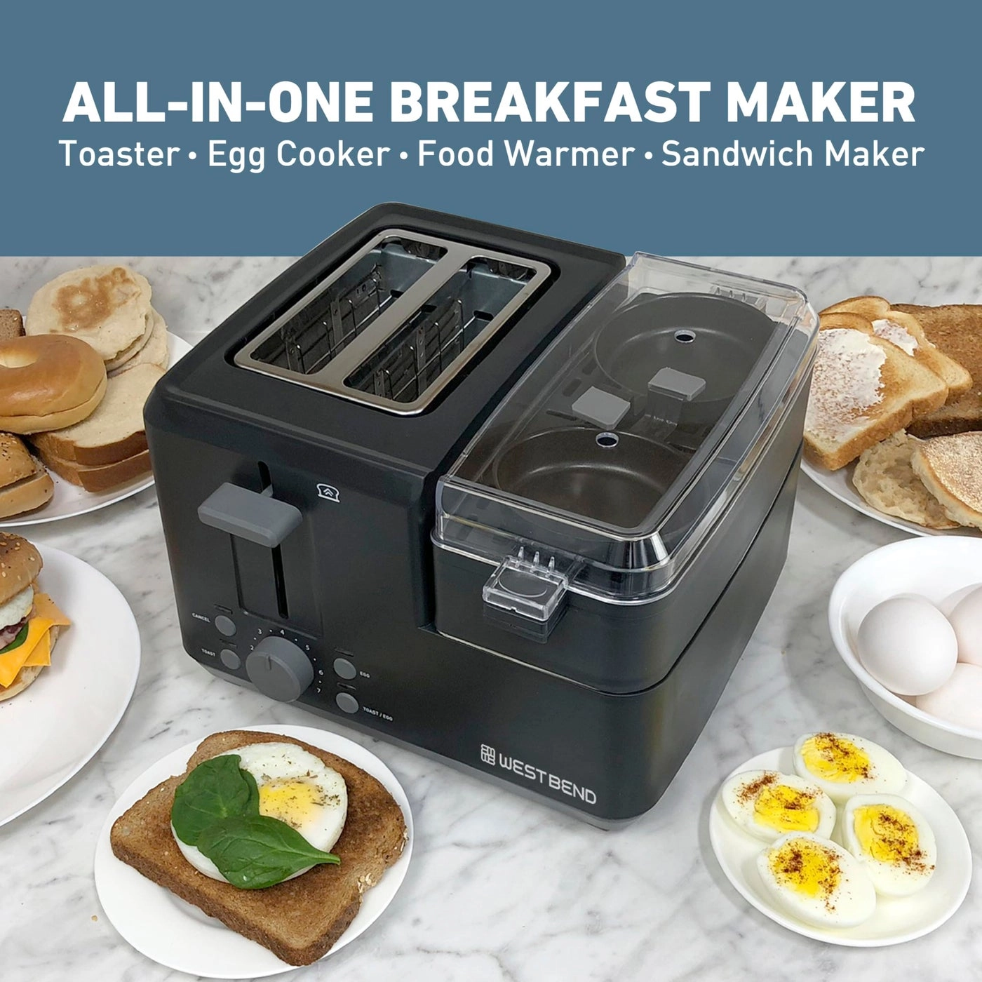 78500 Breakfast Station - 2-Slice