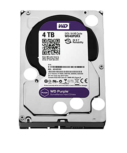PUR 3.5" 5400rpm 64MB SATA 6Gb/s (WD40PURZ) - 4TB
