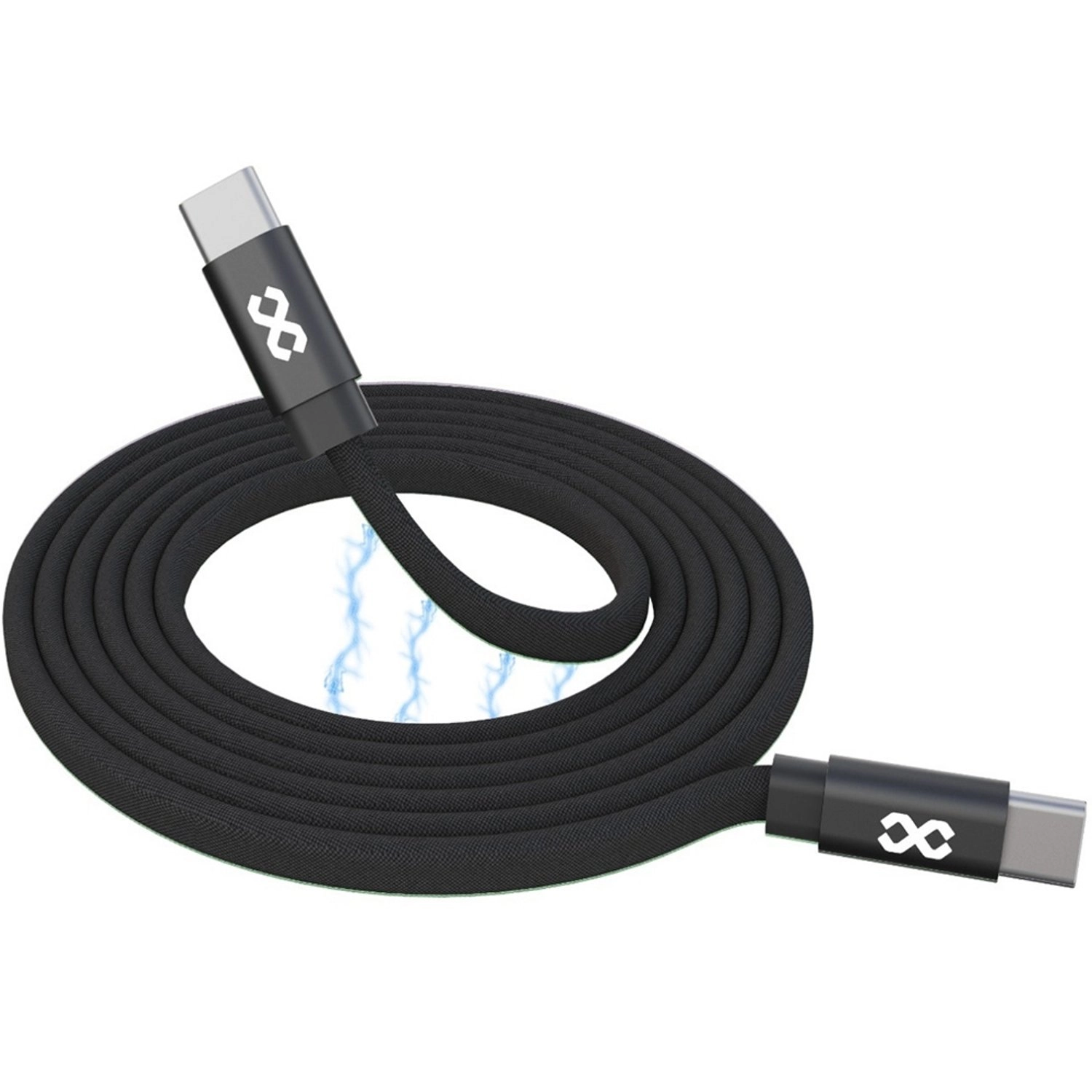 INFINYTY Mag Loop Cable 100W USB-C to USB-C 1m Braided