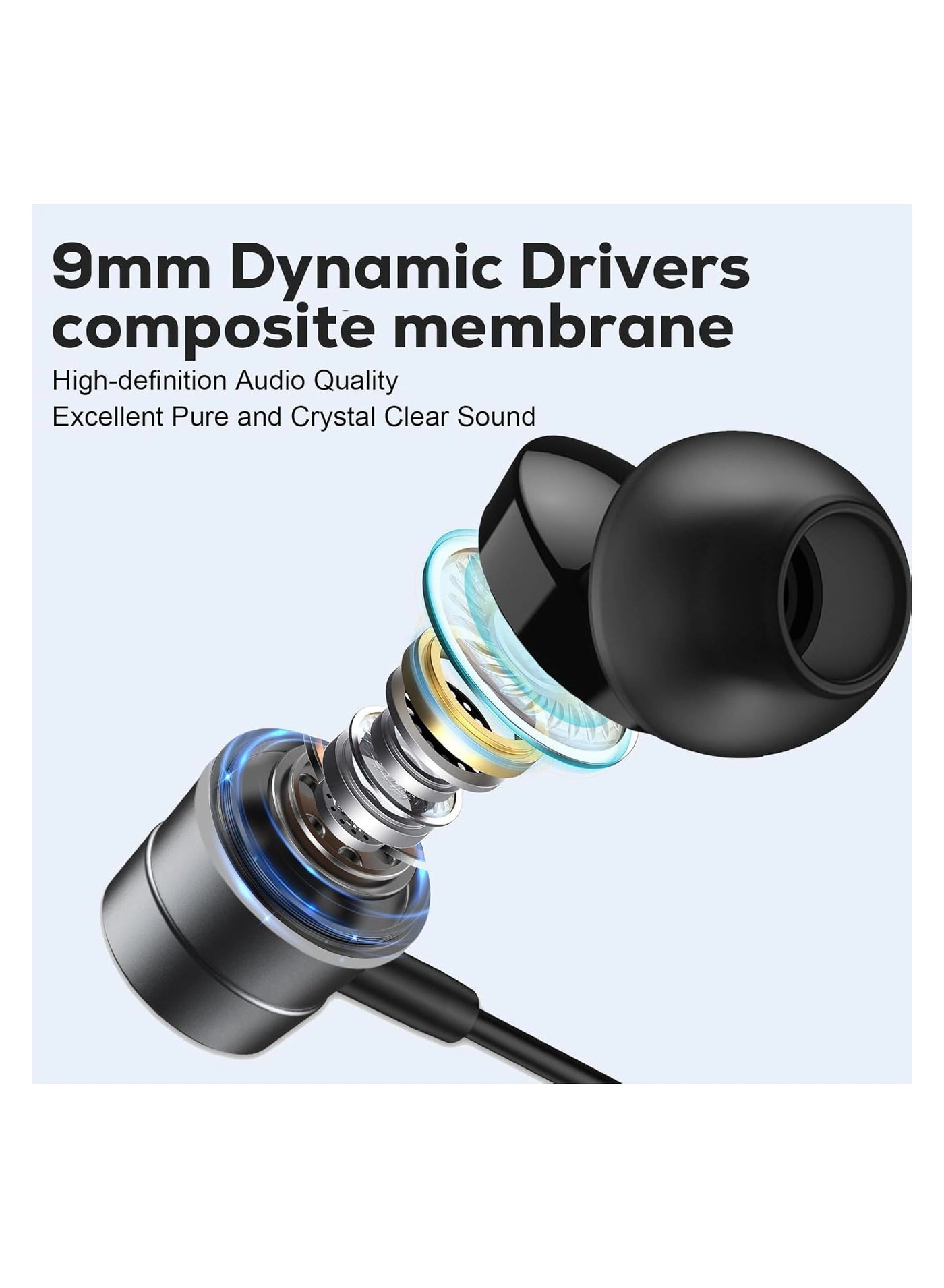 USB C Headphones Wired Earbud