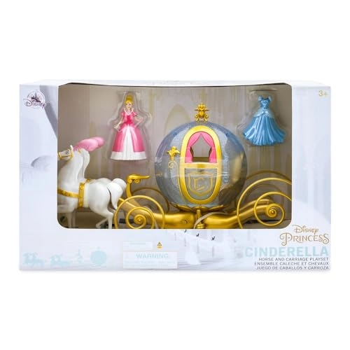 Cinderella Classic Doll & Carriage - Deluxe Set Pumpkin Carriage Light-Up Walking Horse