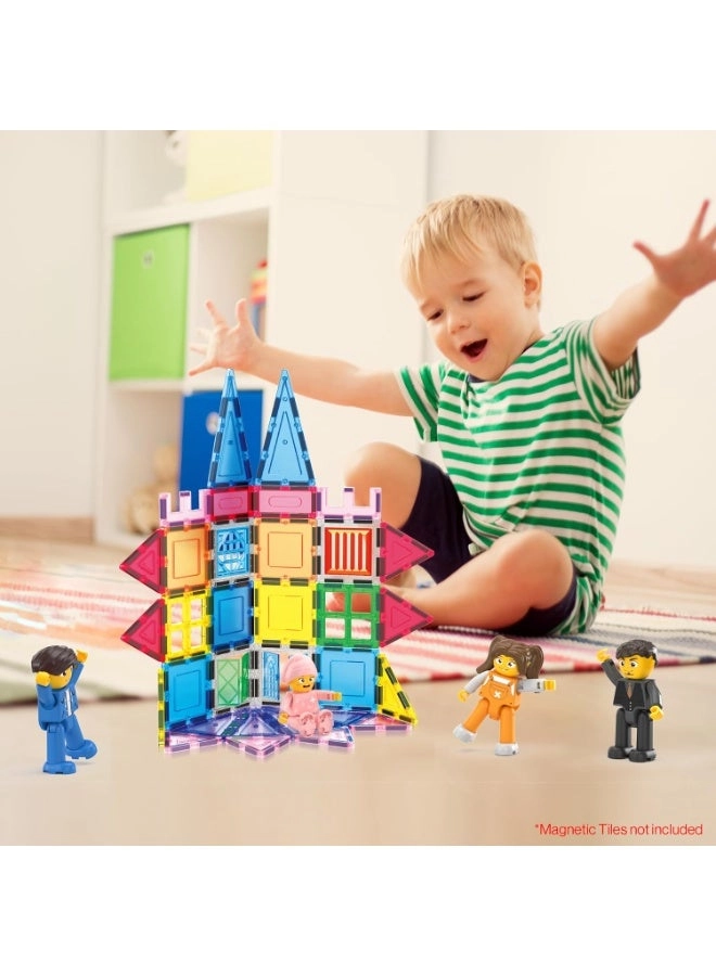 Magnetic Family Character Figures - 8pcs