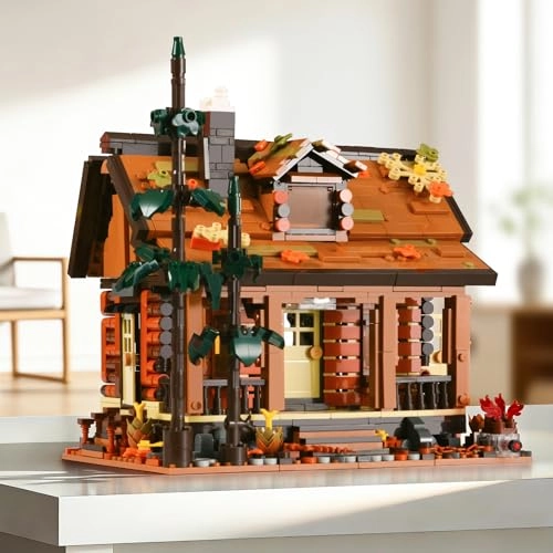 Wood Cabin Building Blocks - 1969pcs