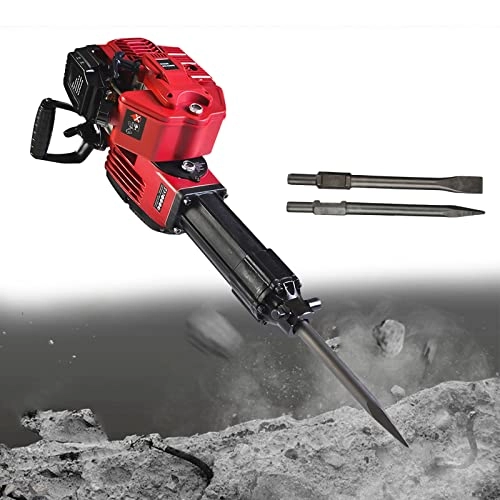 Gasoline Rock Drill - 52cc Portable