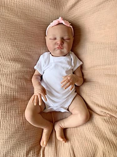 Laura Baby Doll - 20 Inch Pre-Painted 3D Visible Skin Veins Ages 3+ Bundle