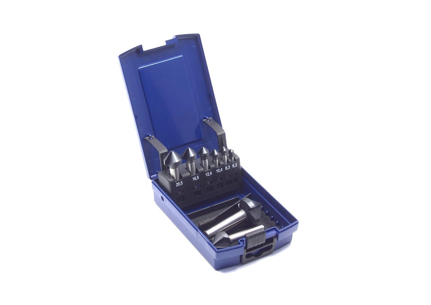 WSH-Tools.de Countersink Set - HSS-E 8 pieces