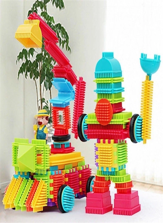 Loquat Hedgehog Shape 3D Building Blocks - 150 pcs
