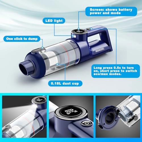 Handheld Vacuum - Cordless 15kPa Brushless Motor