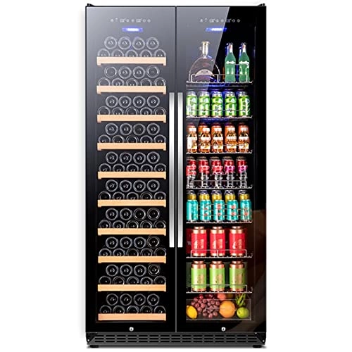 Wine cooler - upper zone and lower zone up to 172 bottles