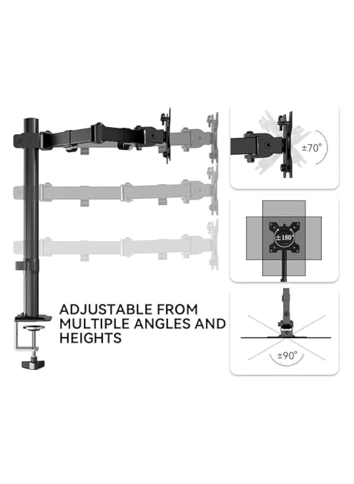 Monitor Mount Arm - Single 20 to 32 inches 75x75mm and 100x100mm