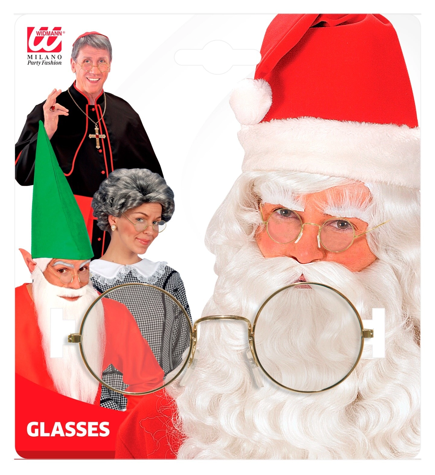Gold Glasses - With Lenses Round Shape