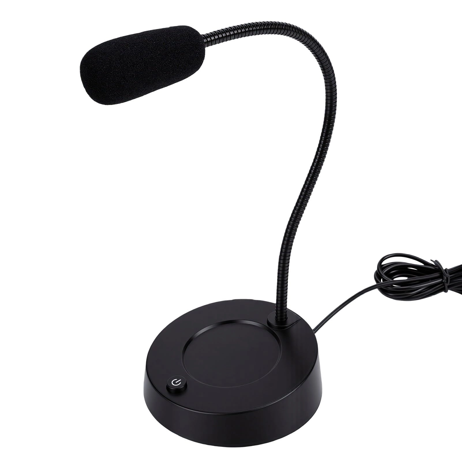 Annadue Desktop Computer Mic 3.5mm-Mini-Jack Microphone