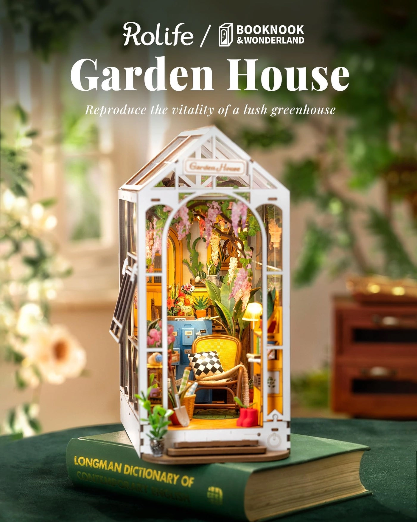 DIY Miniature Dollhouse Kit - Dreamy Garden