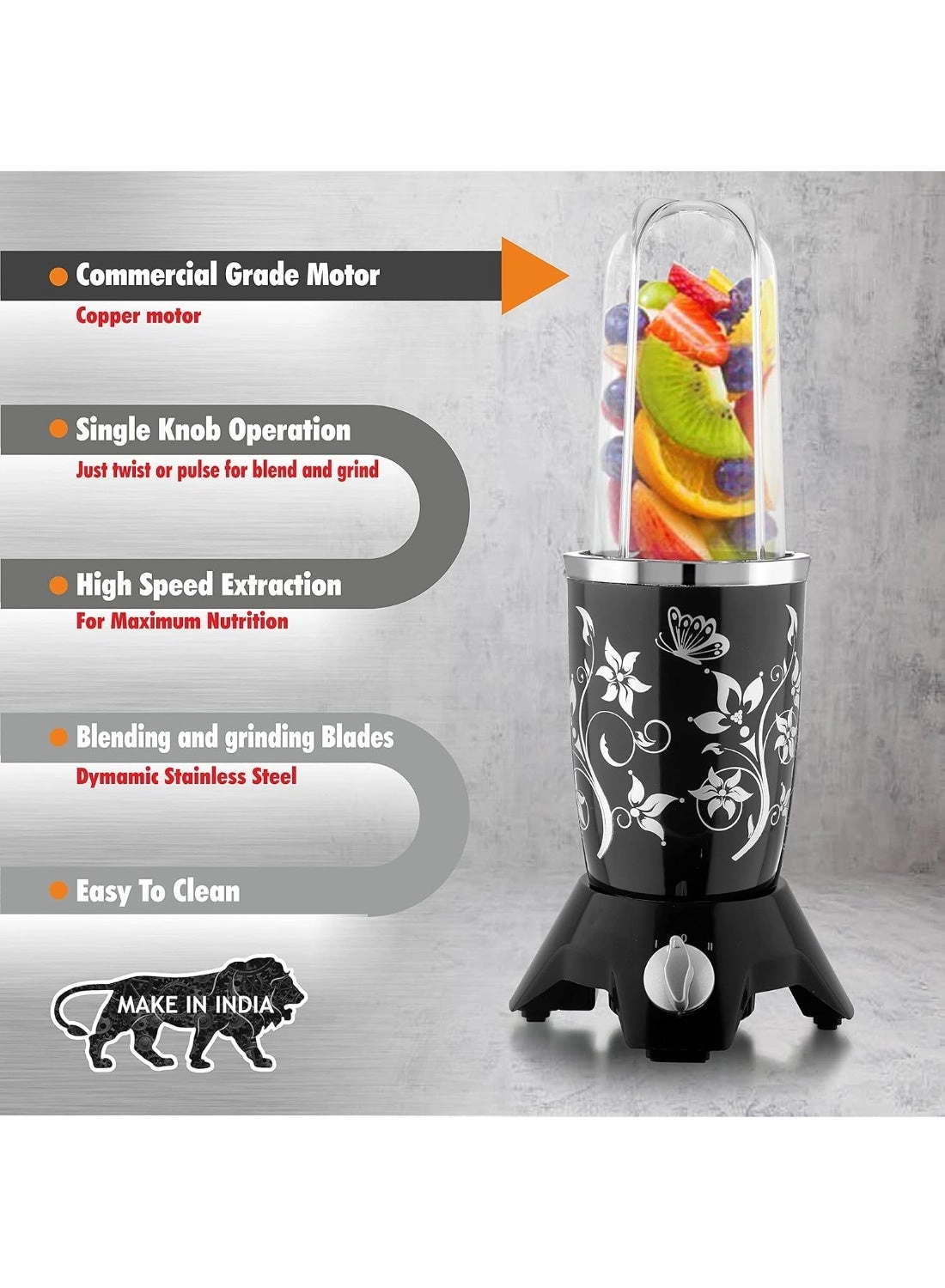 Bullet Mixer Grinder - 3 L 600 W